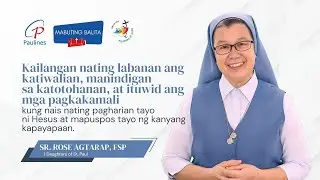 Mabuting Balita l Oktubre 21, 2025 – Martes, Ika – 29 na Linggo ng Karaniwang Panahon