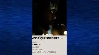 damso - mosaïque solitaire (sped up)