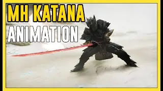 (4K) SKYRIM SE MOD I Anchor A I Monster Hunter Katana Moveset
