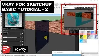 Vray for Sketchup | Basic Tutorial – 2 | MATERIALS 🎨 || DV Studio