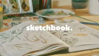 More SKETCHBOOK Ideas 🧚🏻 for stress/anxiety relief and with cute frog noises in the background 🐸