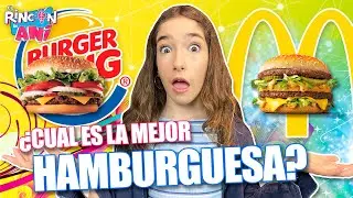 MCDONALDS VS BURGER KING 🍔 ¿Cual es la MEJOR HAMBURGUESA de COMIDA RÁPIDA?