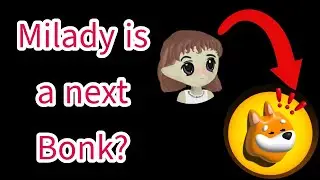 MILADY : $10 BILLION MARKET CAP REALISTIC? Milady Meme Coin Price Prediction | MILADY is a next BONK