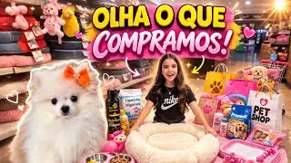 Buying the first things for Mel, our Pomeranian 🐶🛍️