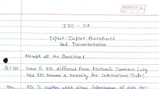 IBO 04 solved assignment 2022-2023 | IBO 04 solved assignment in English 2022-23 | IBO 04 PDF