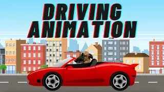 Driving Animation using HTML/CSS