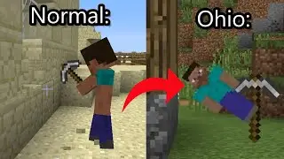 Normal Minecraft vs Minecraft in Ohio 💀