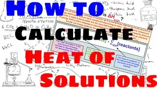 How to Calculate Heat of Solutions (Enthalpy of Solution)