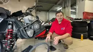 Polaris PRO-RMK устраняем люфт в руле. Часть 1.