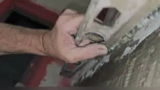 Mosaic tile install trick on uneven surface of needing build up