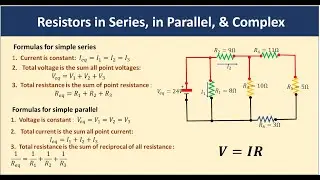 Resistors in Series, Parallel, & Complex Circuits