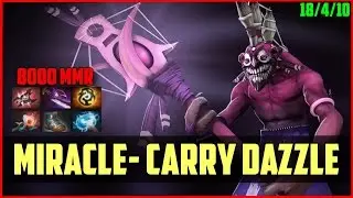 Miracle- 8000MMR Carry Dazzle Armlet | DOTA 2 gameplay