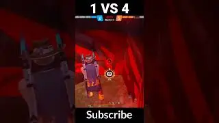 1vs6 Clutch🤯 Destroyed in Seconds 🔥 woodpecker on another level 😱 #shortfeed #ffrkyt #tondegamer