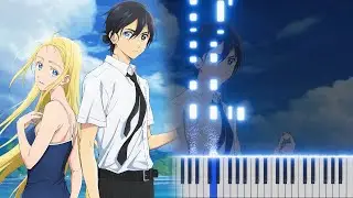 Summer Time Rendering ED 2 -『Shitsuren Song-takusan Kiite, Naite Bakari no Watashi 』- Piano Tutorial