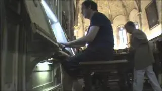entree et chant orgue monetier les bains 26 juillet 2015 ERIC DALEST