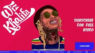 Wiz Khalifa Vector Cartoon Portrait - ASR DESIGN (Tutorial)