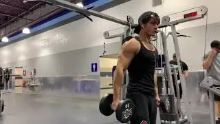 Swole Jamie Tyler with a quick arm pump.