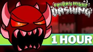 AT THE SPEED OF LIGHT - FNF 1 HOUR SONG Perfect Loop (VS Geometry Dash I Friday Night Dashing)