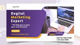 How To Design a Digital Marketing Social media banner In Pixellab | On Mobile | M S D Official