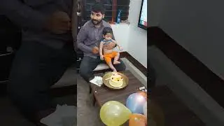 Celebrating Birthday With My Son