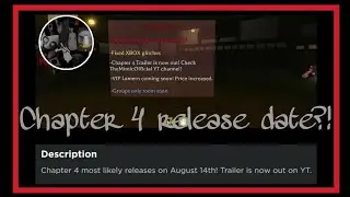 ROBLOX The Mimic Chapter 4 release date confirmed?!