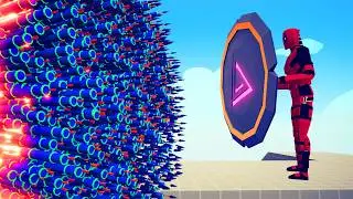 DEADPOOL REFLECT SHIELD vs MULTIPLE PROJECTILES | TABS - Totally Accurate Battle Simulator