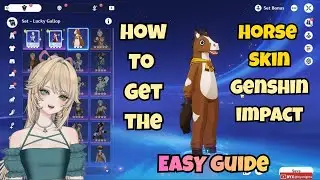 How To Get The Free Horse Outfit Cosmetic Skin In Genshin Impact Miliastra Wonderland Guide