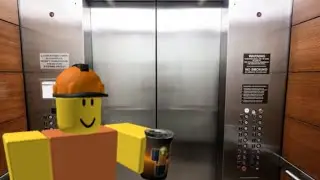 Bloxy in an elevator - Roblox animation