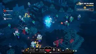 Minecraft Dungeons terrain bug - Creeper Woods, Boots of Swiftness, Ghost Cloak