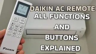 Daikin Remote Control All Functions and Buttons Explained