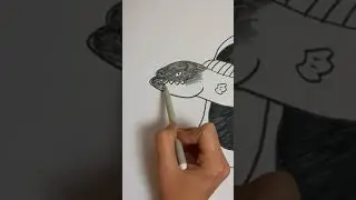 Рисуем мурену фломастерами