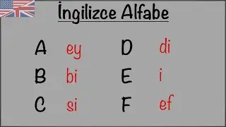 İngilizce Alfabe + Pratik