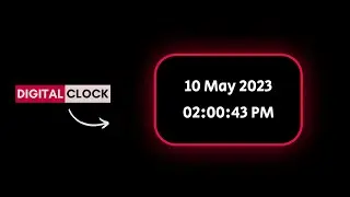 Build a Digital Clock with date and time in CSS JavaScript