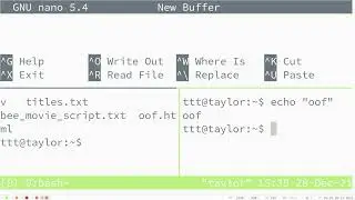 tmux: Panes