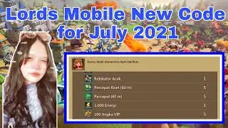 Kode Gratis Lords Mobile Bulan Juli 2021 - Lords Mobile Free Code for July 2021