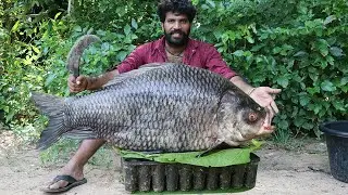 BIG   Katla Fish Cooking|| Biggest Fish | BigFish curry 🍛 😋 || River Fish 🍛 curry