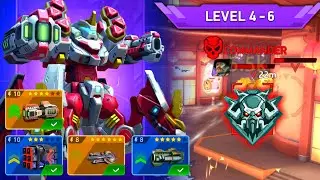 Commander Easy Level 4 5 6 - Scorpius Onslaught New PvE Mode - Mech Arena