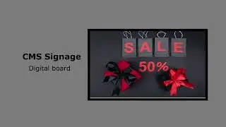 Digital signage board