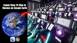 Found Titan TV Man in Cinema on Google Earth! #googleearth #googlemaps
