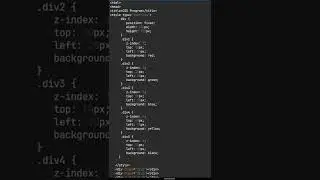 Css program - Stacking Context || z-index ||  