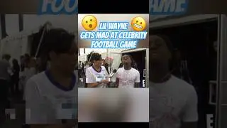 Lil Wayne is mad at a female while attending Celebrity Football Game. 🫨 #viral #subscribe #fyp