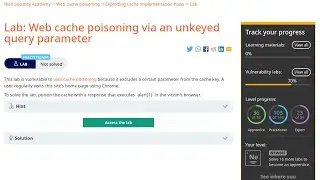 Web Security Academy | Web Cache Poisoning | 6 - Web Cache Poisoning Via An Unkeyed Query Parameter