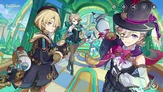 As Light Rain Falls Without Reason Version 4.0 Web Page Music Only | Genshin Impact