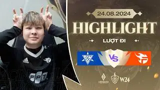 HIGHLIGHT: FPT vs SH - CHỐT SỔ TOP 1 LƯỢT ĐI | VÒNG BẢNG GĐ1 - ĐTDV MÙA ĐÔNG 2024 (NGÀY 24/08)