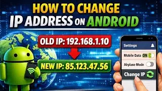 How To Change IP Address On Android Unlimited Time Without Any App | Change Ip Address On Android