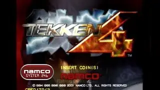 TEKKEN 4 Jin Kazama Gameplay Namco System 246  real Arcade 4k