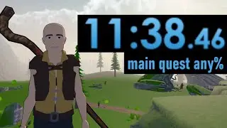 Gedonia speedrun main quest any% 11:38 (obsolete patch)