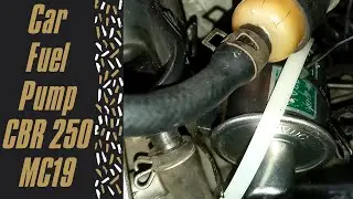 How To Install A Car Fuel Pump On A Motorcycle | Honda CBR 250 MC19
