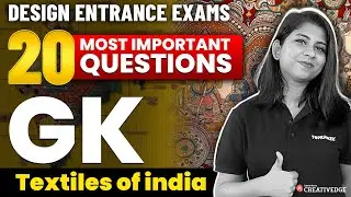 Top 20 GK Questions on Indian Textiles for Design Entrance Exams 🌟🧵
