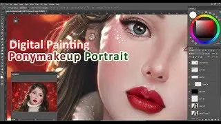 PonyMakeup Portrait - Christmas [ Digital Painting - Timelapse ]